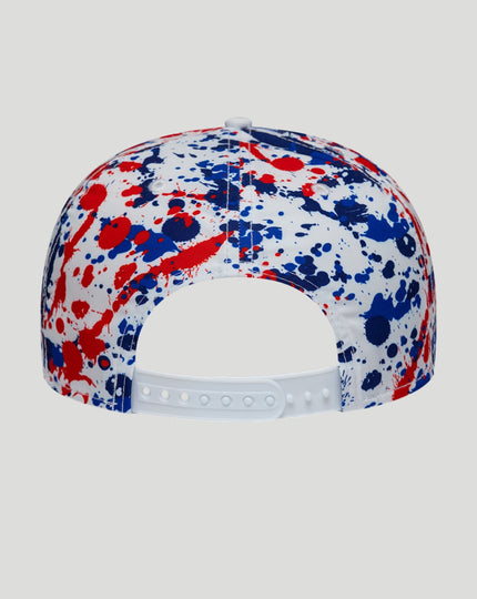 New Era x Official Haas Team Silverstone Race 9Seventy Stretch-Snap Cap - White