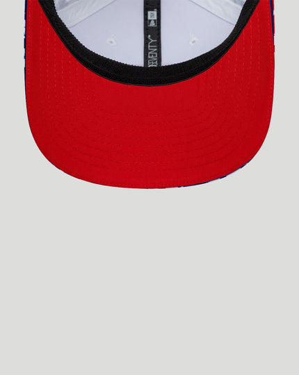 New Era x Official Haas Team Silverstone Race 9Seventy Stretch-Snap Cap - White