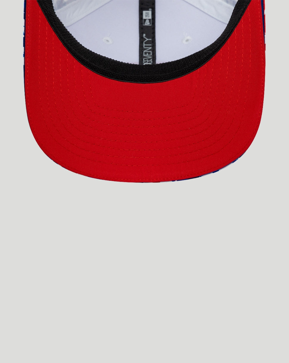 New Era x Official Haas Team Silverstone Race 9Seventy Stretch-Snap Cap - White