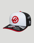 New Era x Official Haas Team Esteban Ocon 9Seventy Stretch-Snap Cap - Black