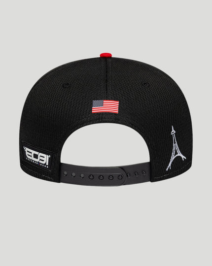 New Era x Official Haas Team Esteban Ocon 9Seventy Stretch-Snap Cap - Black