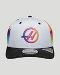 New Era x Official Haas Team Miami Race 9Seventy Stretch-Snap Cap - White