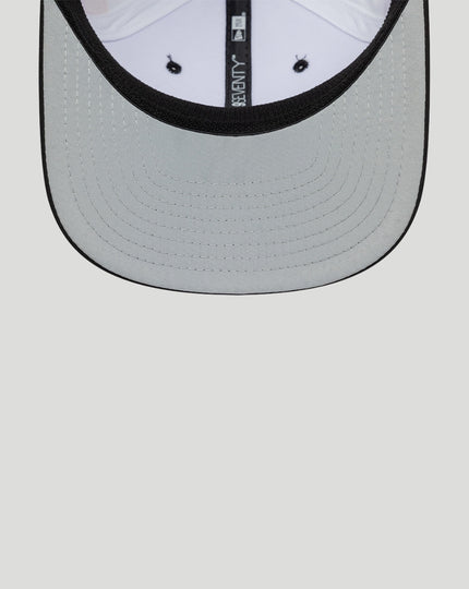 New Era x Official Haas Team Miami Race 9Seventy Stretch-Snap Cap - White