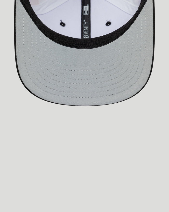 New Era x Official Haas Team Miami Race 9Seventy Stretch-Snap Cap - White