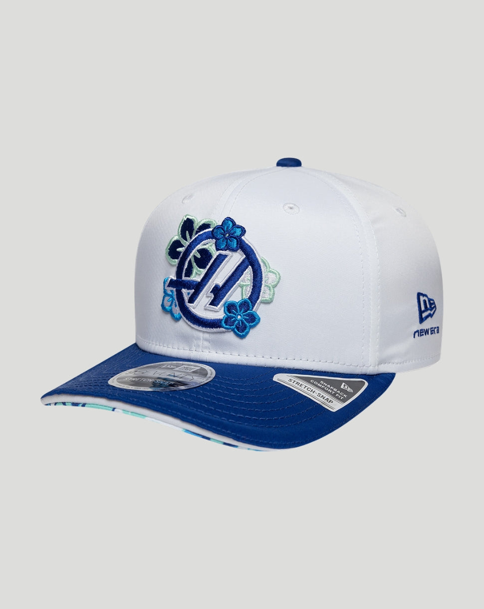 New Era x Official Haas Team Japan Race 9Seventy Stretch-Snap Cap - White