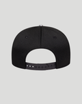 Back view of black New Era Haas Team Vegas 9Seventy cap with adjustable snap strap