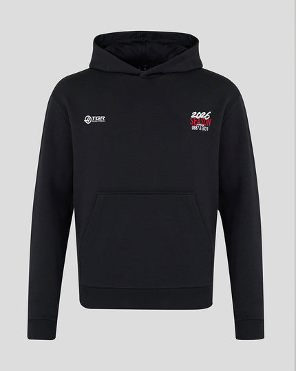 Haas F1 Unisex World Tour Relaxed Fit Hoodie - Black