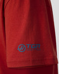 Official Haas Team Unisex USA Roundel T-Shirt - Red Dahlia