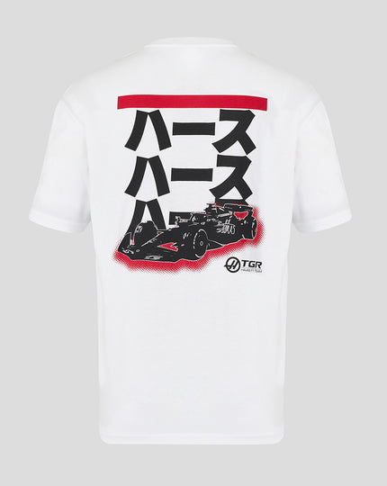 Official Haas Team Unisex Graphic T-Shirt - White