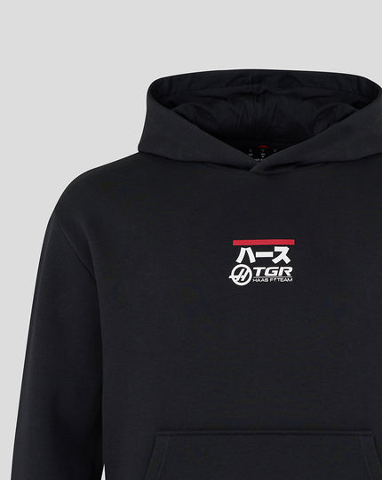 Official Haas Team Unisex Graphic Hoodie - Black