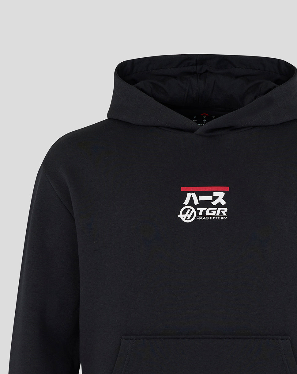 Official Haas Team Unisex Graphic Hoodie - Black
