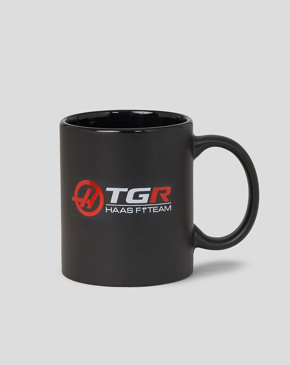 Official Haas Team Mug - Black/Flame Scarlet