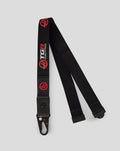 Official Haas Team Lanyard in black with red branding and metal clip for ID passes.