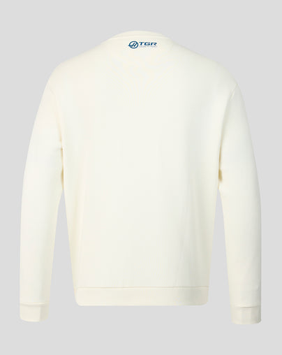 Official Haas Team Unisex USA Flag Sweater - Egret