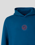 Official Haas Team Unisex USA Roundel Hoodie - Poseidon