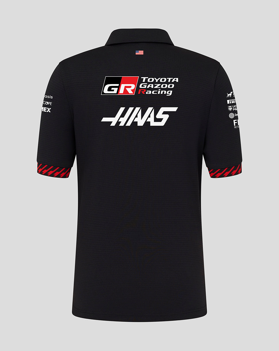 Official Haas Team Junior Short Sleeve Polo Shirt