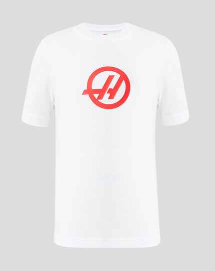 Official Haas Team Junior Regular Fit T-Shirt - Bright White
