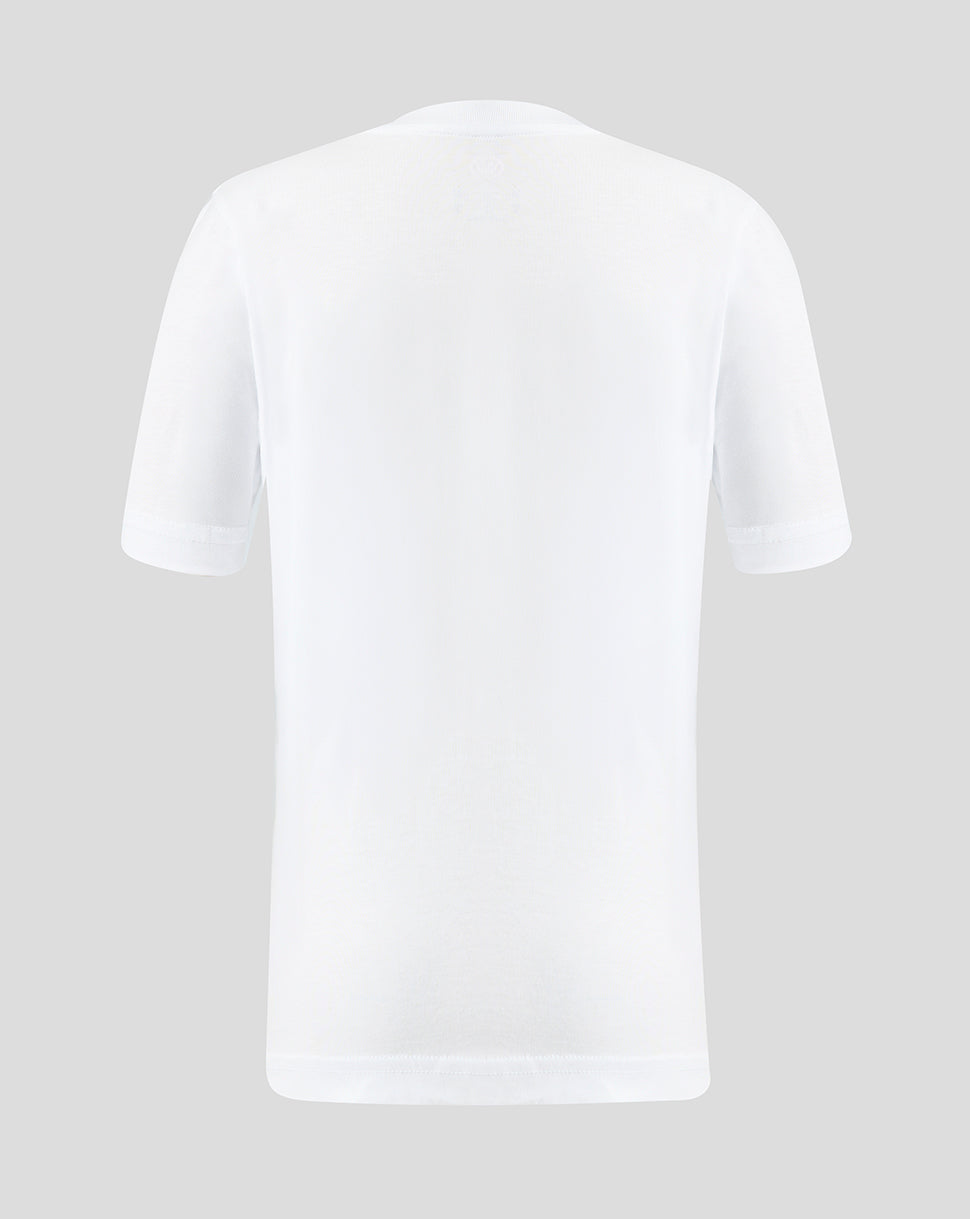 Official Haas Team Junior Regular Fit T-Shirt - Bright White