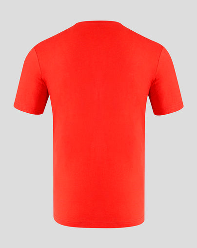 Official Haas Team Unisex Regular Fit T-Shirt - Flame Scarlet