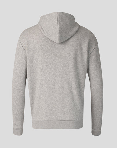 Official Haas Team Unisex Relaxed Pullover Hoodie - Grey Marl