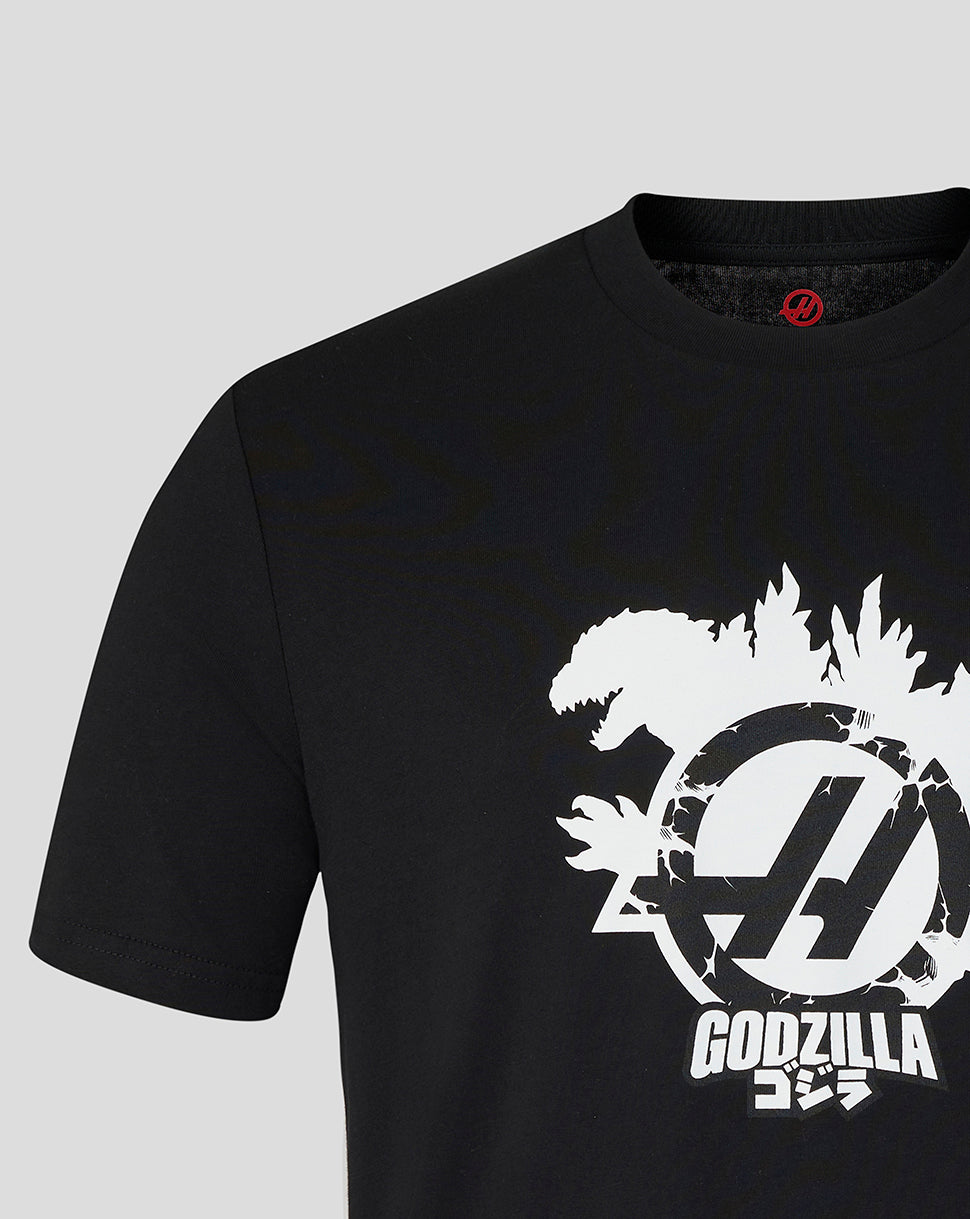 Godzilla x Haas Team Unisex T-Shirt - Black