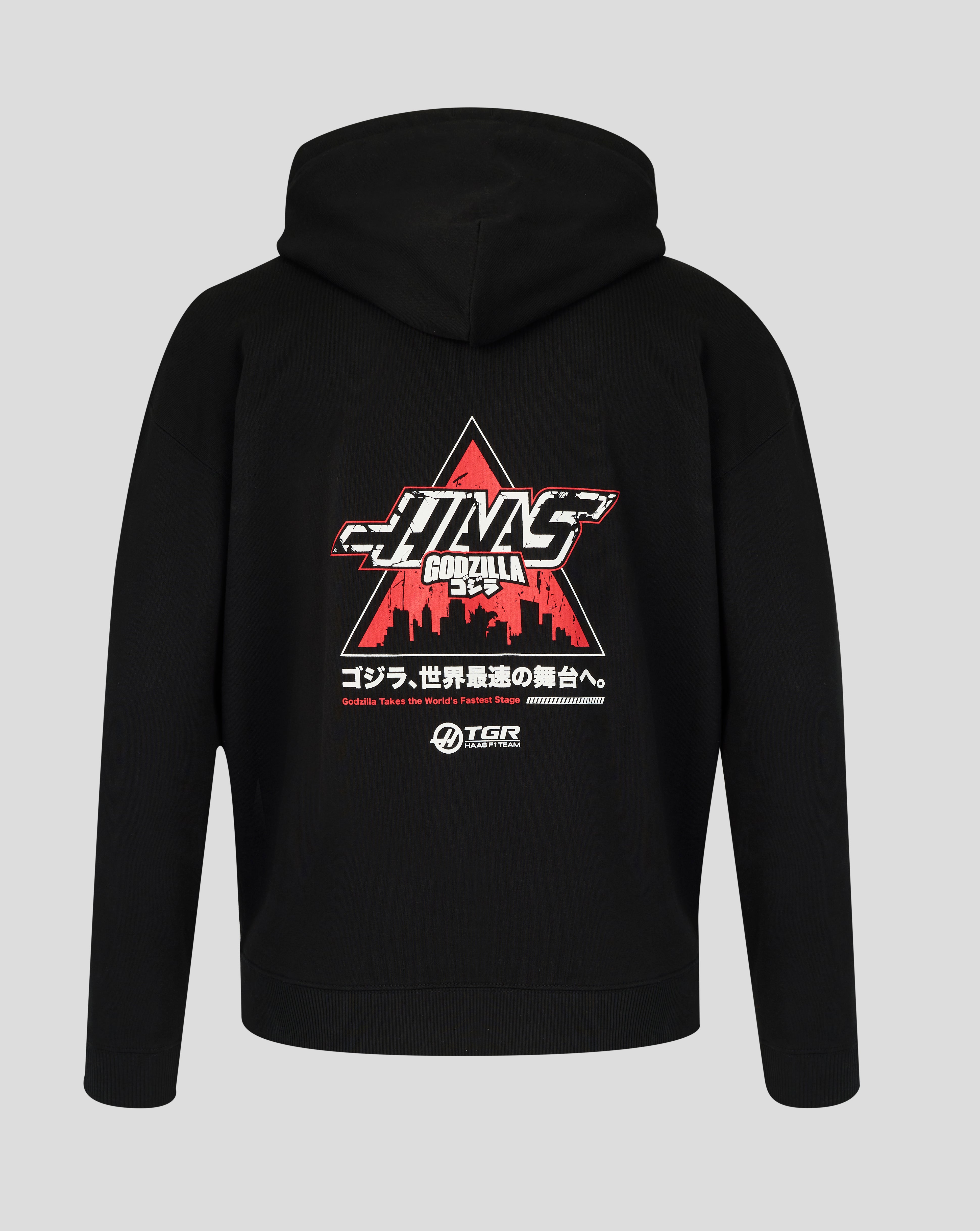 u*6様 A MACHINE パーカー 11747391 gwdh goffa Godzilla x Haas Team Unisex Hoodie - Black