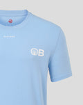 Official Haas Team Unisex  Ollie Bearman T-Shirt - Sky Blue
