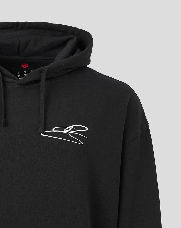 Official Haas Team Unisex  Ollie Bearman Hoodie - Black