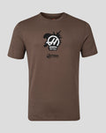 Unisex Haas X Godzilla Minus Zero Esteban Ocon T-Shirt  -  Mocha
