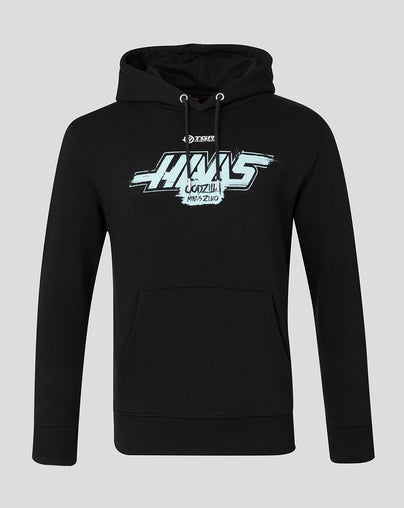 Unisex Haas X Godzilla Minus Zero Large Print Hoodie  -  Black