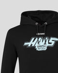 Unisex Haas X Godzilla Minus Zero Large Print Hoodie  -  Black